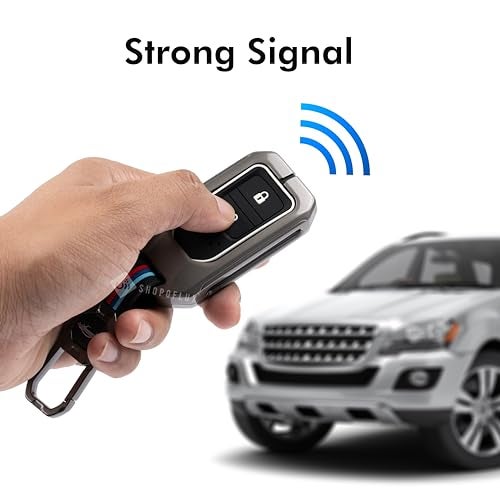 SHOPOFLUX Metal Key Cover Compatible for Honda Elevate | BRV | WRV | CRV | Jazz | City | Amaze 2 Button Smart Key, Multicolor - Image 3