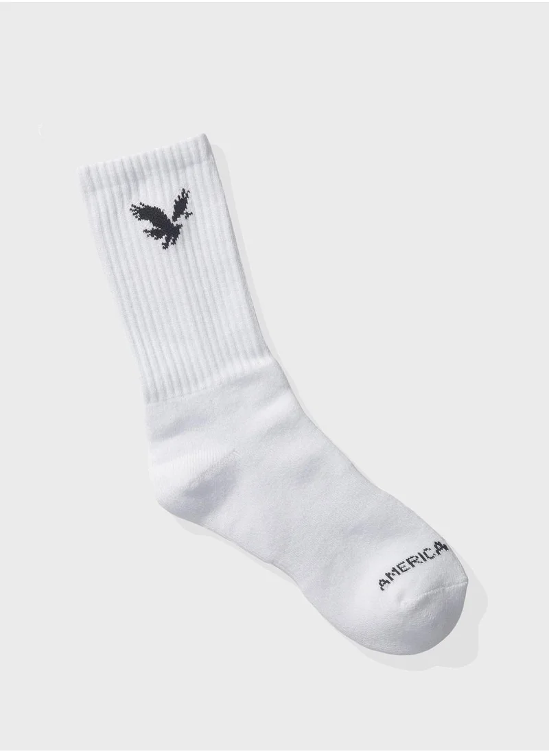 امريكان ايجل Logo Crew Socks