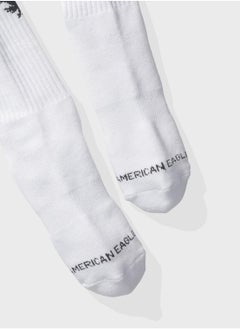 امريكان ايجل Logo Crew Socks  - Image 2