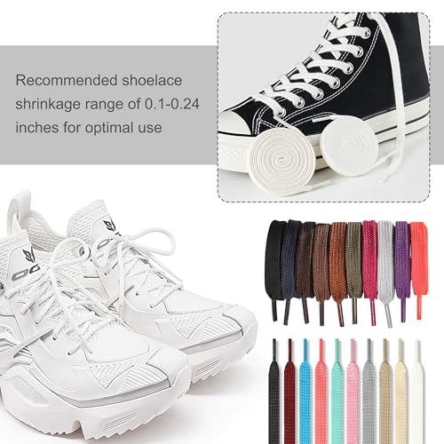Ayzylpth 30-Pack Shoe Lace Ends Tips, 1" X 0.25" Shrink Laces, Clear Shrink Shoelaces Tips Repair Tool Set, Fit for Sneakers, Running Shoes, Boots & Outdoor Gear - Image 5