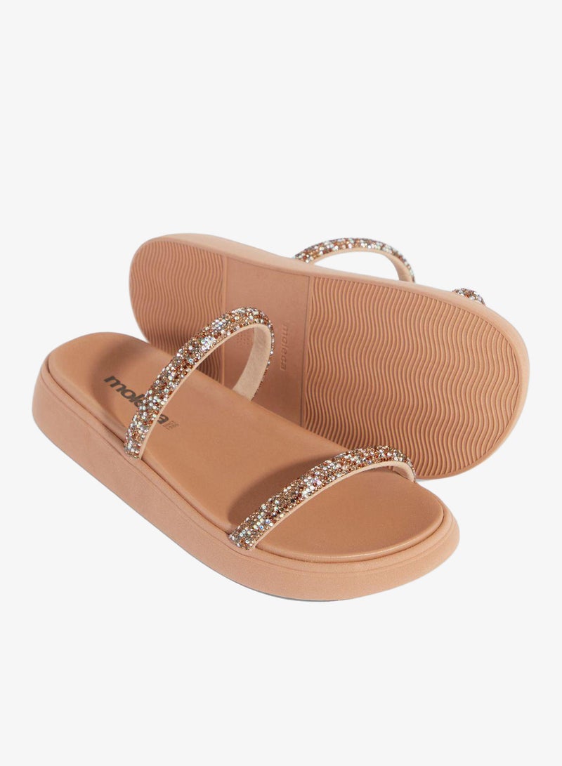 موليكا صنادل مسطحة للنساء - صنادل مسطحة أنيقة ونعال مسطحة مريحة للسيدات - Image 3