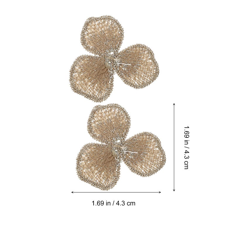20 Pcs Mesh Floral Embroidered Patches DIY Sew On Clothing Decorations - Image 3