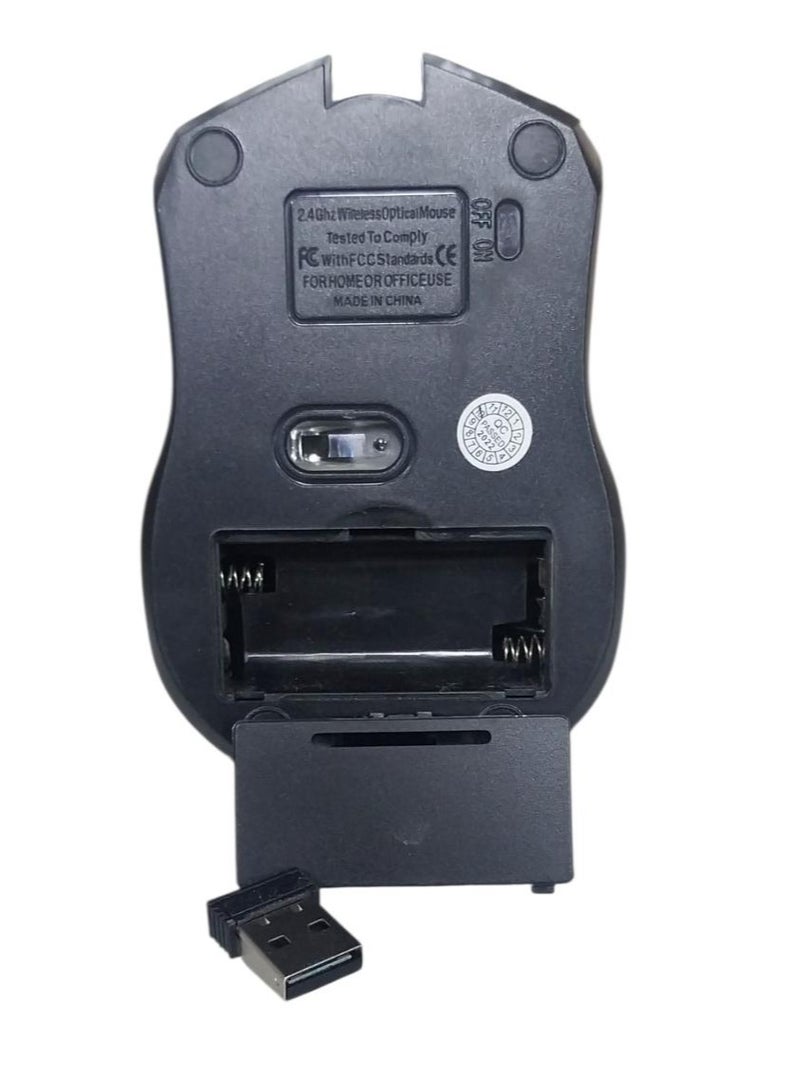 2.4GHz Wireless Mouse 1200 DPI – USB Optical Mouse with Stable Connection for Laptop & Desktop PC - Image 3