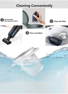 Portable Rechargeable Handheld Mini Vacuum Cleaner - Cordless, Compact, and Ideal for Car Cleaning - pzsku/Z1A836E6E0EF49FFAF5A7Z/45/_/1702902571/deecc3ae-b4d9-4f50-ad4a-b63b58e38b3f