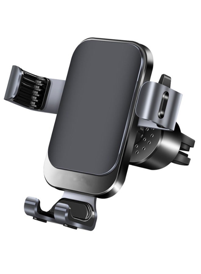 NIBEMINENT Car Vent Phone Mount for Car,Military Grade Hook Clip,Phone Stand for Car ,Air Vent Clip Cell Phone Holder for Smartphone, iPhone, Automobile Cradles Universal,Black  - Image 1