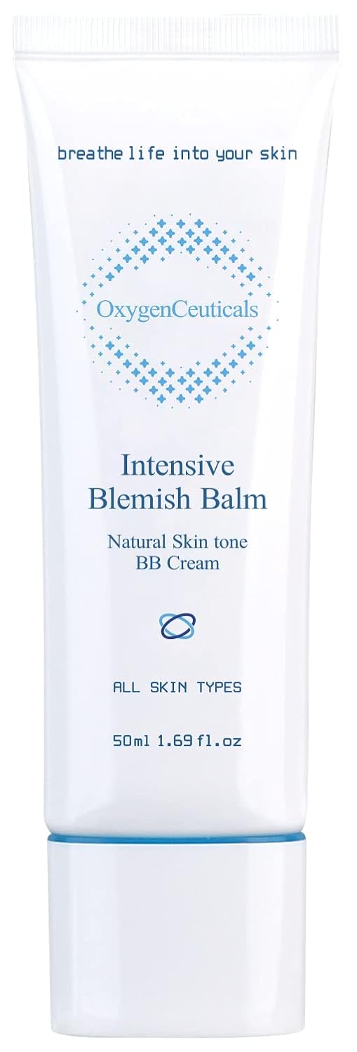 OxygenCeuticals Intensive Blemish Balm  Premium BB Cream with Natural Coverage Infused with Oxygen Hyaluronic Acid and Centella Asiatica 50ml169 oz
