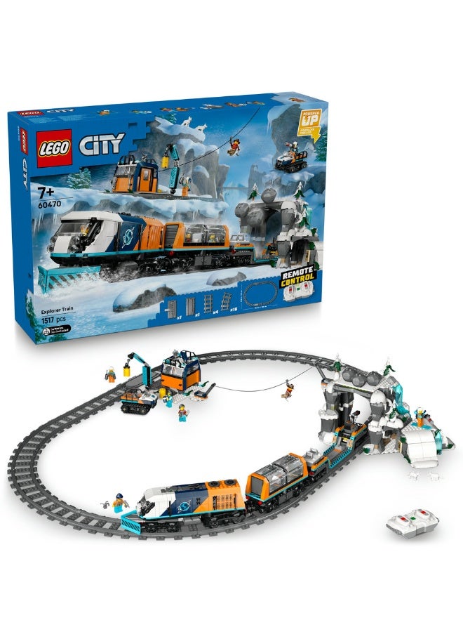 LEGO City Explorers’ Arctic Polar Express Train Set 60470 (Age 7+, 1517 Pieces) - Image 1