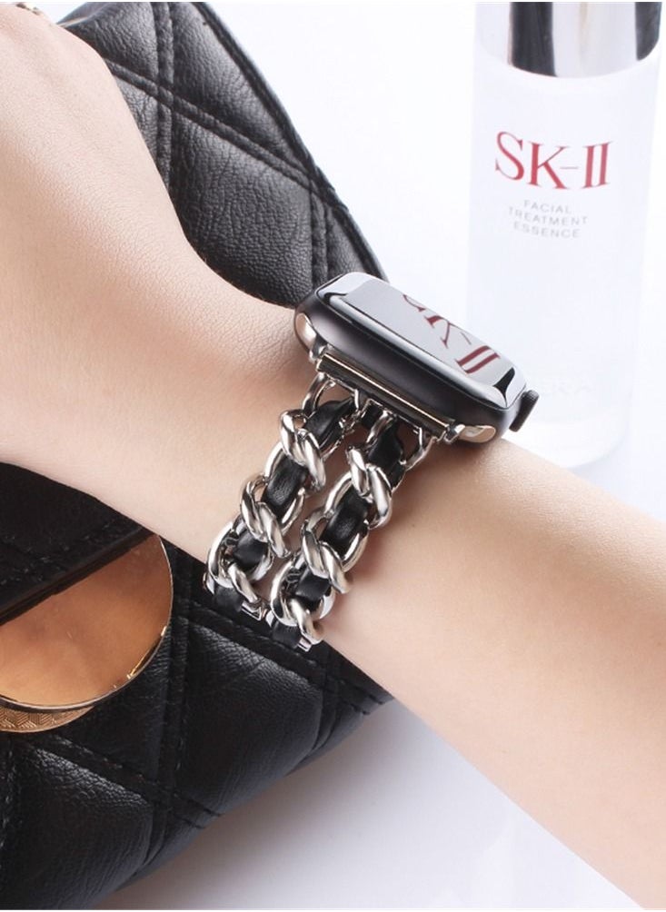 NIBEMINENT Suitable for Apple watch7 watchband chain  - Image 2