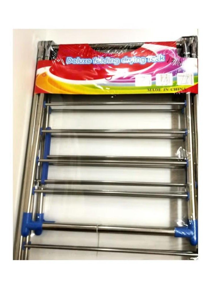 بيتا رف تجفيف ديلوكس قابل للطي فضي 175x102x62 سم - Image 2