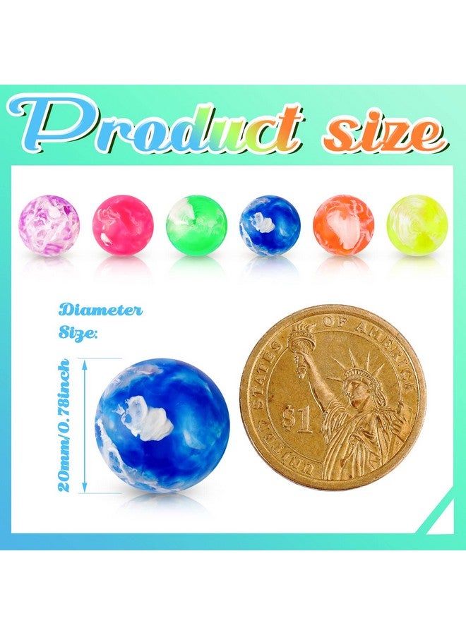 Sumind 500 Pcs Small Bouncy Balls in Bulk Rubber High Bouncing Balls Mini Bouncy for Birthday Party Favors Gift Game Prizes Vending Machines Fillers Outdoor Activities(0.78 Inch) - Image 2
