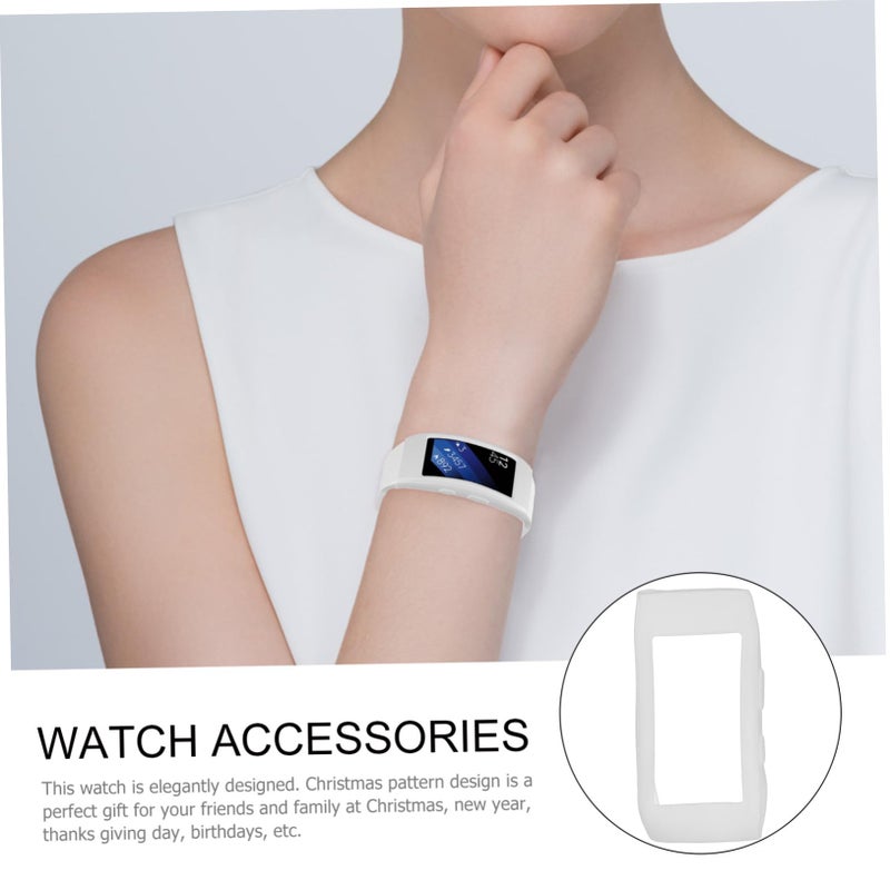 White TPU Protective Watch Case Cover Easy Install Unisex Fashion Accessory - Image 4