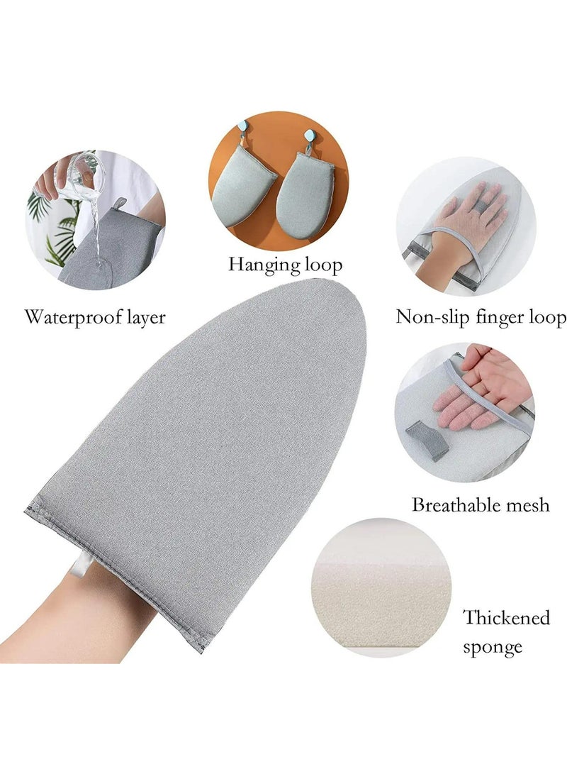 CMGTYYD Garment Steamer Ironing Gloves，Waterproof Anti Steam Glove，Anti Steam Mitt with Finger Loop Heat Resistant Ironing Board for Clothes  - Image 3