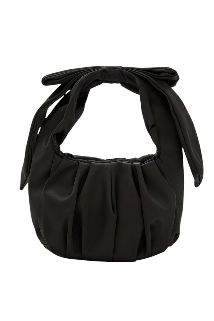 FOREVER 21 Knotted Satin Handbag - Image 1