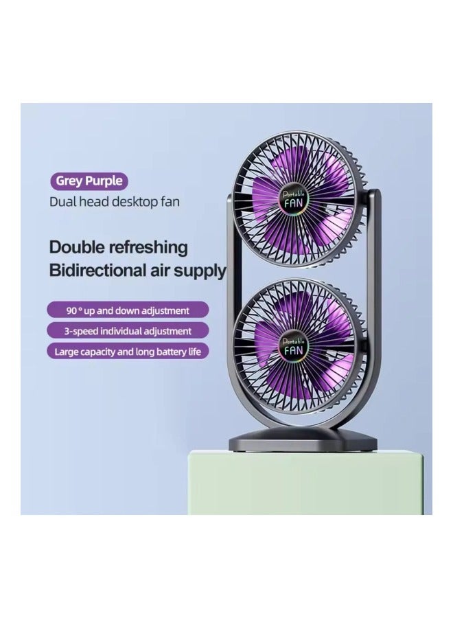 Airstorr 2 in 1 Dual Head Fan Ideal for Indoor and Outdoor Separate Up Down Control, Two Way Cooling - Image 1