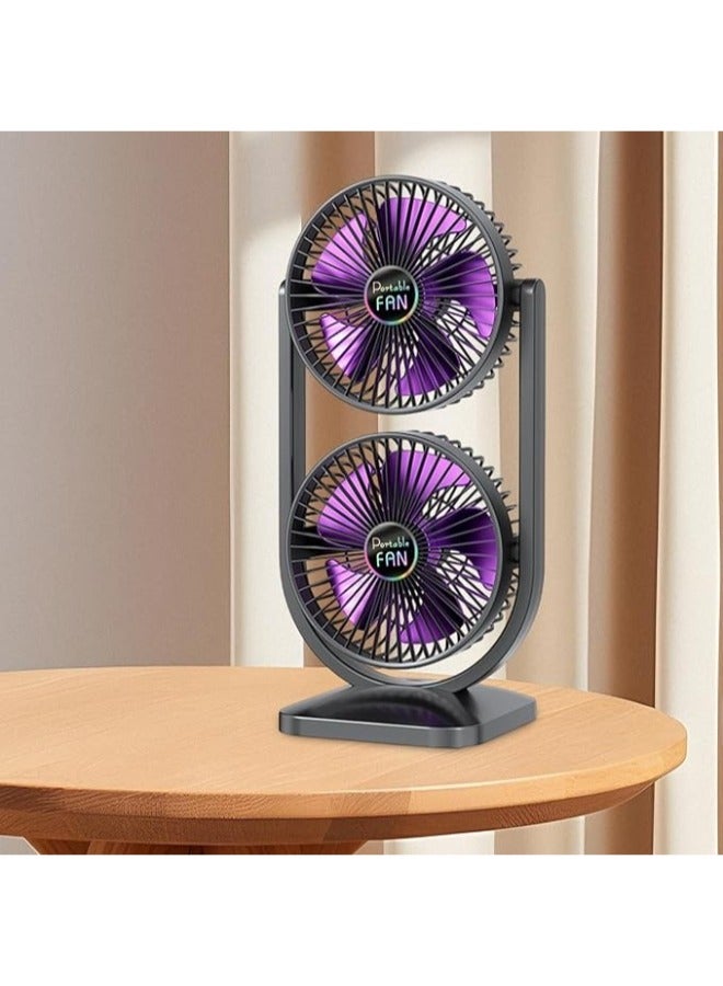Airstorr 2 in 1 Dual Head Fan Ideal for Indoor and Outdoor Separate Up Down Control, Two Way Cooling - Image 3