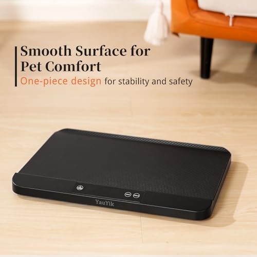 YauYik Digital Pet Scale for Accurate Weighing - Baby Scales,Ideal for Small Pets, Puppies, Kittens and Cats with Non-Slip Mat - LED Display with Hold Function, Measures Up to 40kg（Batteries Included） - Image 3