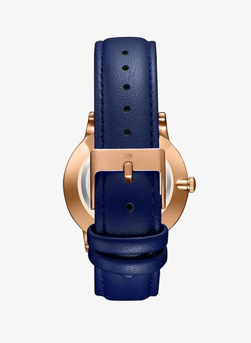 Kenneth Scott Blue Men's Polyurethane Analog Watch K23040-RLNN - 40 mm for Men | Best Price UAE
