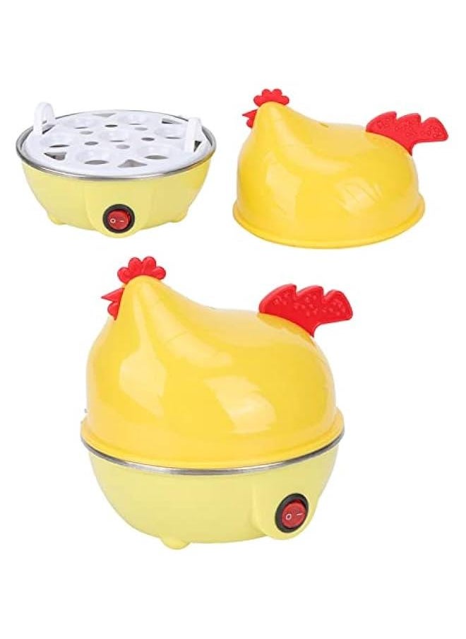 Generic Rapid Egg Cooker, 7 Egg Capacity Electric Egg Cooker, Multifunction Chicken Shape Rapid Egg Boiler for Hard Boiled Eggs, Poached Eggs with Auto Shut Off Feature  - Image 1