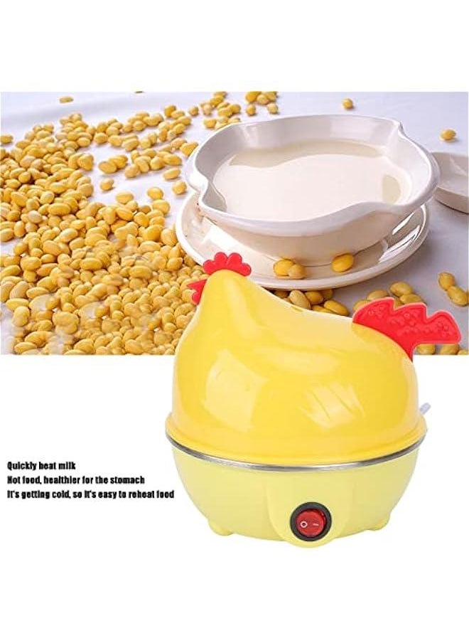 Generic Rapid Egg Cooker, 7 Egg Capacity Electric Egg Cooker, Multifunction Chicken Shape Rapid Egg Boiler for Hard Boiled Eggs, Poached Eggs with Auto Shut Off Feature  - Image 3