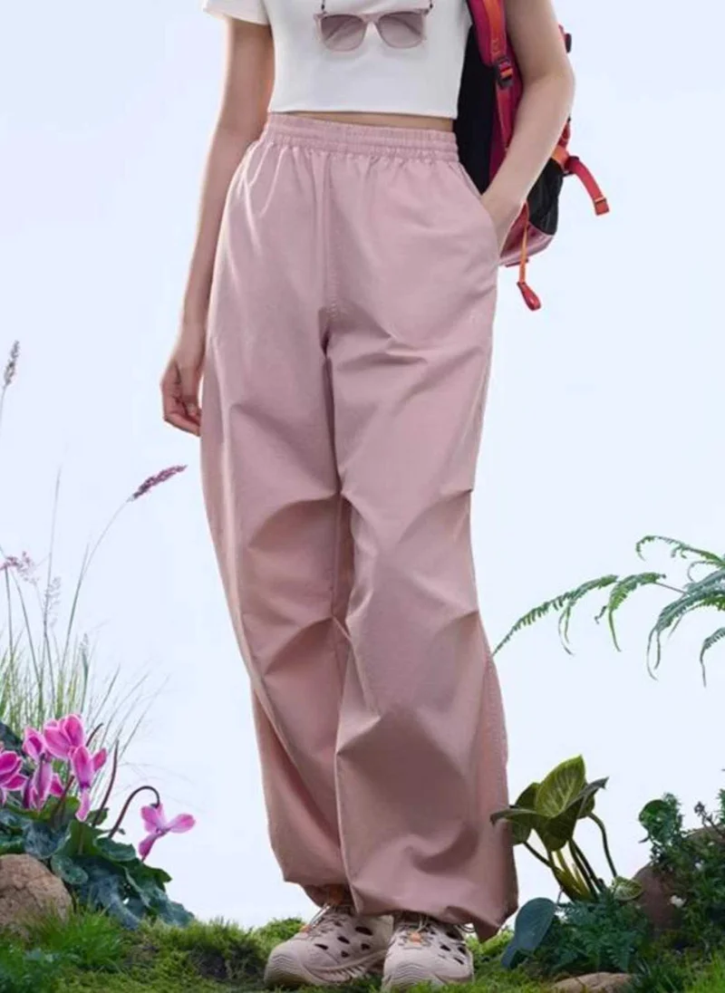ANTA OUTDOORS Loose Outdoor Woven Track Pants