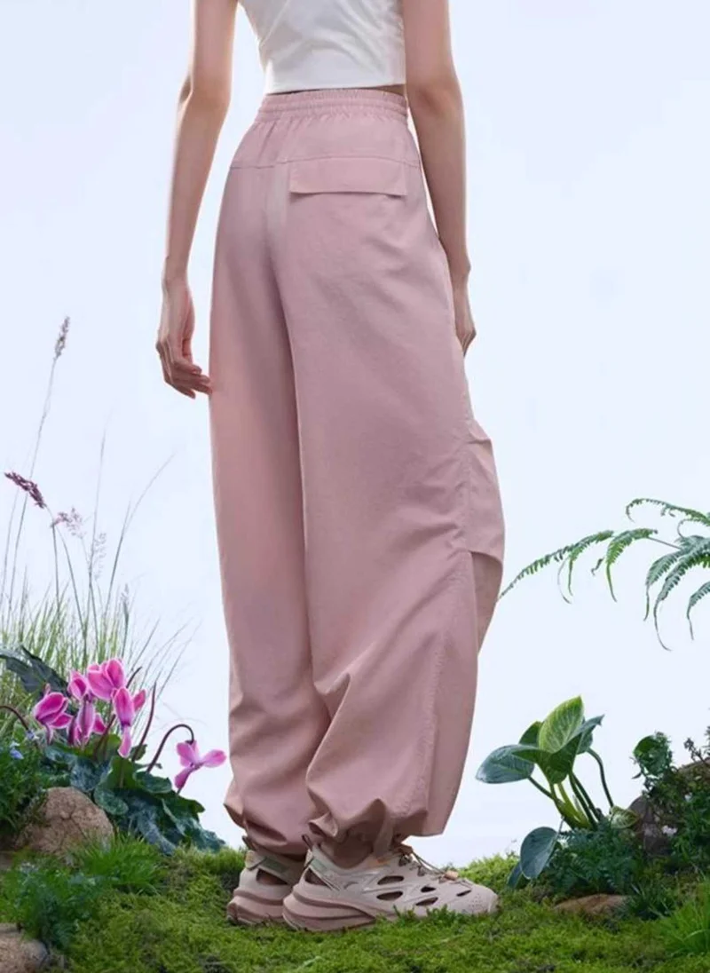 ANTA OUTDOORS Loose Outdoor Woven Track Pants