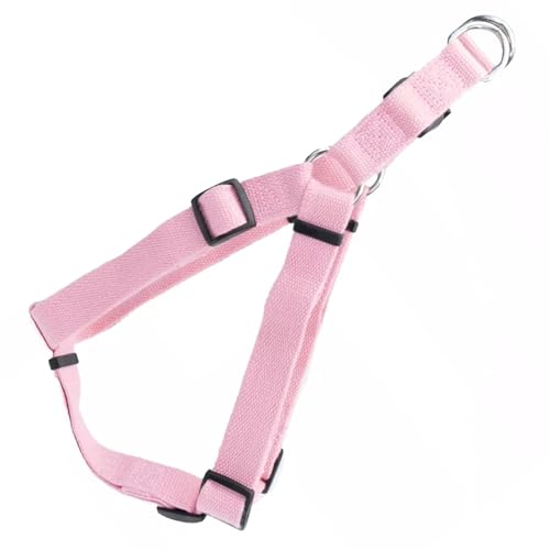 Coastal - New Earth Soy - Adjustable Dog Harness, Rose, 3/8" x 12"-18" - Image 1