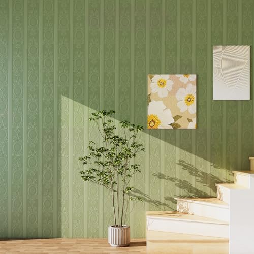 JiffDiff Wallpaper Peel and Stick Textured,3D Embossed Wall Paper Stick on Wallpaper Modern Waterproof Self Adhesive Contact Paper(17.3" x 120") - Image 5