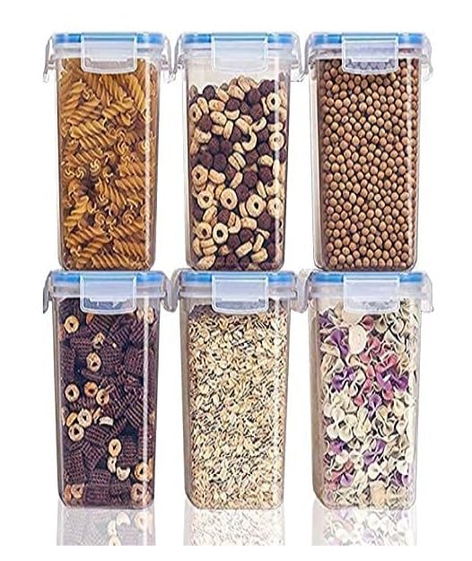 ENTITY Airtight Plastic Food Storage Containers, Long time Storage box for Kitchen, Fridge Storage BPA Free, Stackable Container (1500ml, Pack of 10) - Image 1