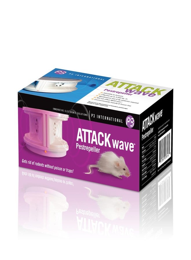 P3 International Attack Wave PESTREPELLER, Indoor Electronic Plug in Pest Repeller- Repels Mice, P7816 - Image 2