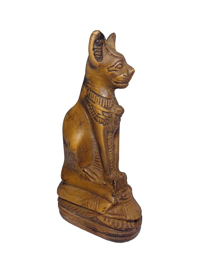 Generic Egyptian Handmade Bastet Bast Goddess Cat Pharaoh Figurine 3D Statue Ancient Handmade 3.4 Sculpture Collectible 