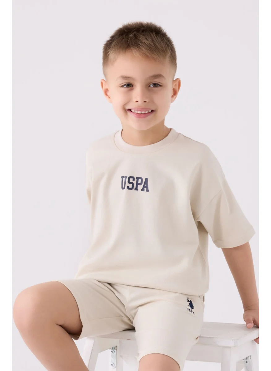 U.S. Polo Assn. Boy's Bermuda Suit Beige