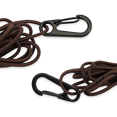 SWATOM Small Mini Carabiner Clip Tiny Spring Snap Hook Keychains Micro Carabiners for Paracord EDC Alloy Key Rings Outdoor Hiking Fishing Camping Backpack Accessories - Image 5