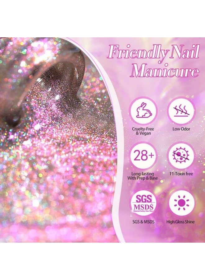 BORN PRETTY Auroras Rainbow Cat eye Magnetic Gel Polish 10ml UV Gel Nailpolish From Say Wow Store - RA03 - Image 3