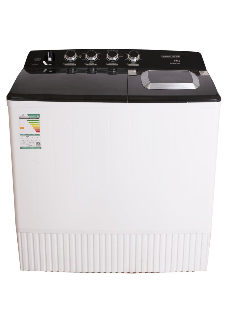 Starway - Starway 18 Kilo Twin Top Loading Semi Auto Washing Machine, Noiseless, High Quality, Easy to Move, - Image 1