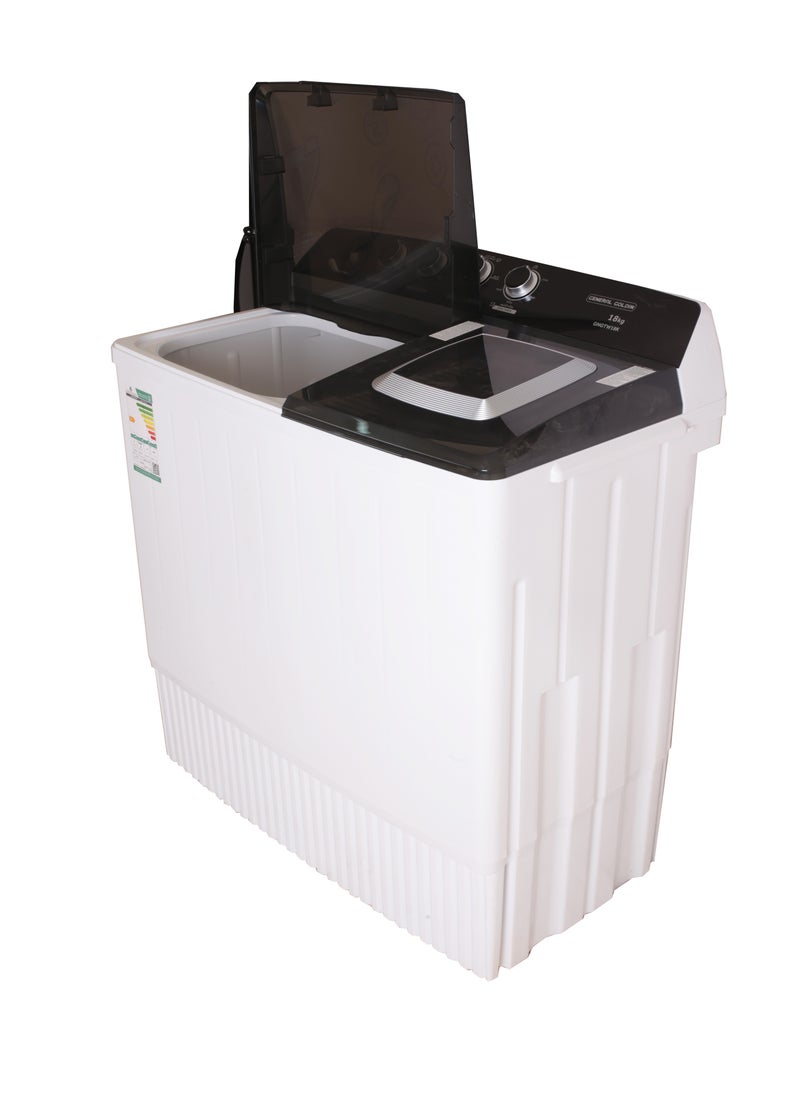 Starway - Starway 18 Kilo Twin Top Loading Semi Auto Washing Machine, Noiseless, High Quality, Easy to Move, - Image 1