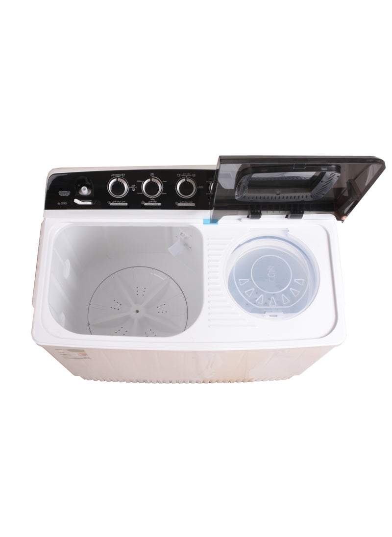 Starway - Starway 18 Kilo Twin Top Loading Semi Auto Washing Machine, Noiseless, High Quality, Easy to Move, - Image 1