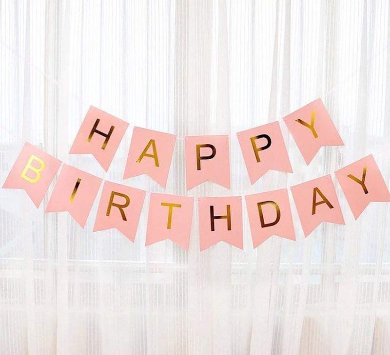 SOI Happy Birthday Toy Banner Set (Rose Gold) - Image 5