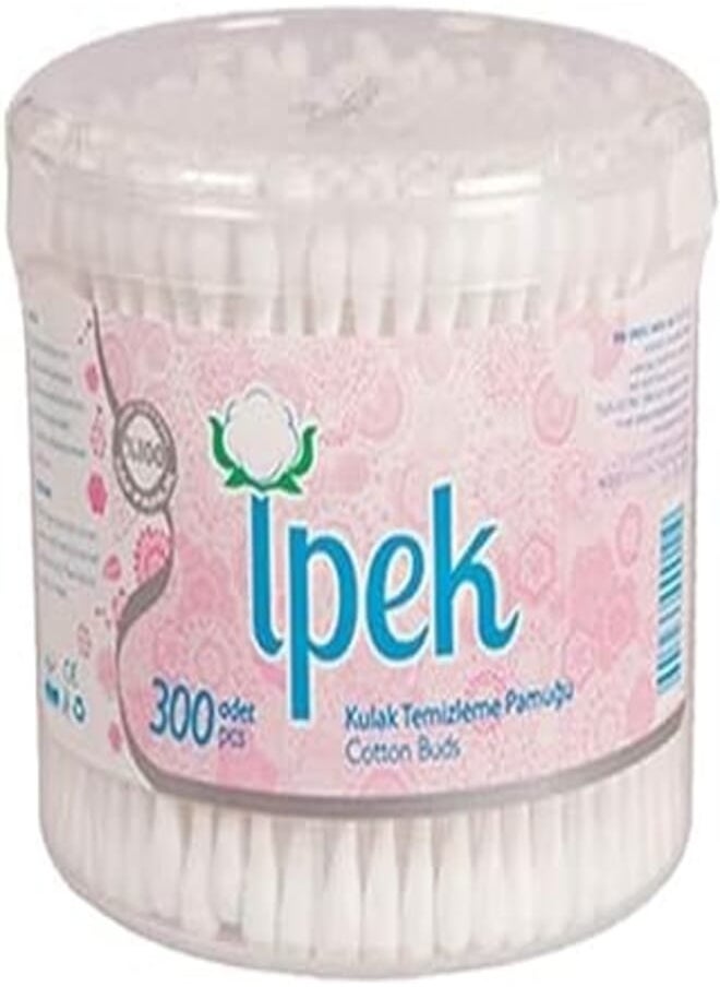 Ipek Cotton wool buds - round tub 