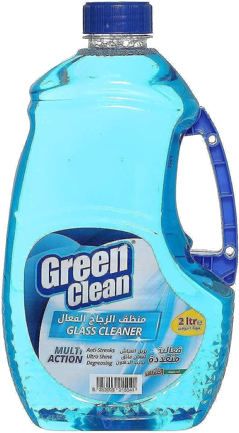 Green Clean Glass Cleaner – Blue – Streak-Free Shine for Windows, Mirrors & Glass Surfaces – 2L - ( BY Al Emlaq ) - Image 1