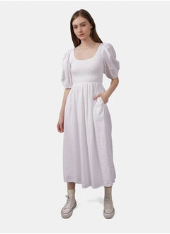American Eagle Puff Sleeve Ruffle Dress  - Image 1