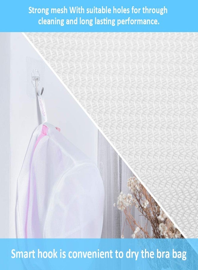GOGOODA 4 Pcs Mesh Laundry Bag for Bras Lingerie Wash Bag for Delicates, Large, 4 Pack - Image 5