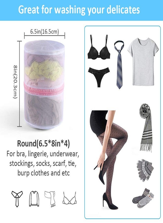 GOGOODA 4 Pcs Mesh Laundry Bag for Bras Lingerie Wash Bag for Delicates, Large, 4 Pack - Image 2