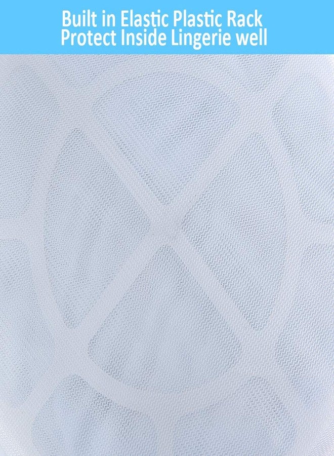 GOGOODA 4 Pcs Mesh Laundry Bag for Bras Lingerie Wash Bag for Delicates, Large, 4 Pack - Image 3
