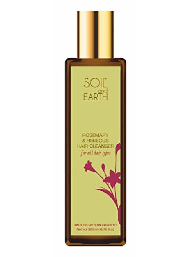 Soil And Earth شامبو L بدون كبريتات وبارابين (إكليل الجبل وعباد الشمس) 200 مل - Image 1