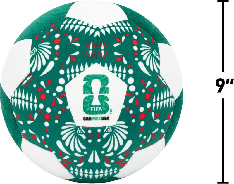 Squishmallows FIFA® World Cup 2026 Mexico 9-Inch Plush Soccer Ball - Soft, Collectible World Cup Plush Toy - National Team Heritage Design - Ages 3+ - Image 3