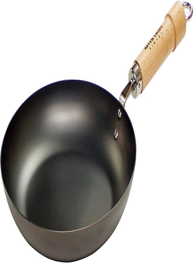 River Light Riverlight J1224 Kyoku JAPAN Iron Frying Pan, 9.4 inches (24 cm), Iron Nitriding, IH Compatible, Rust Resistant, Made in Japan - Image 1