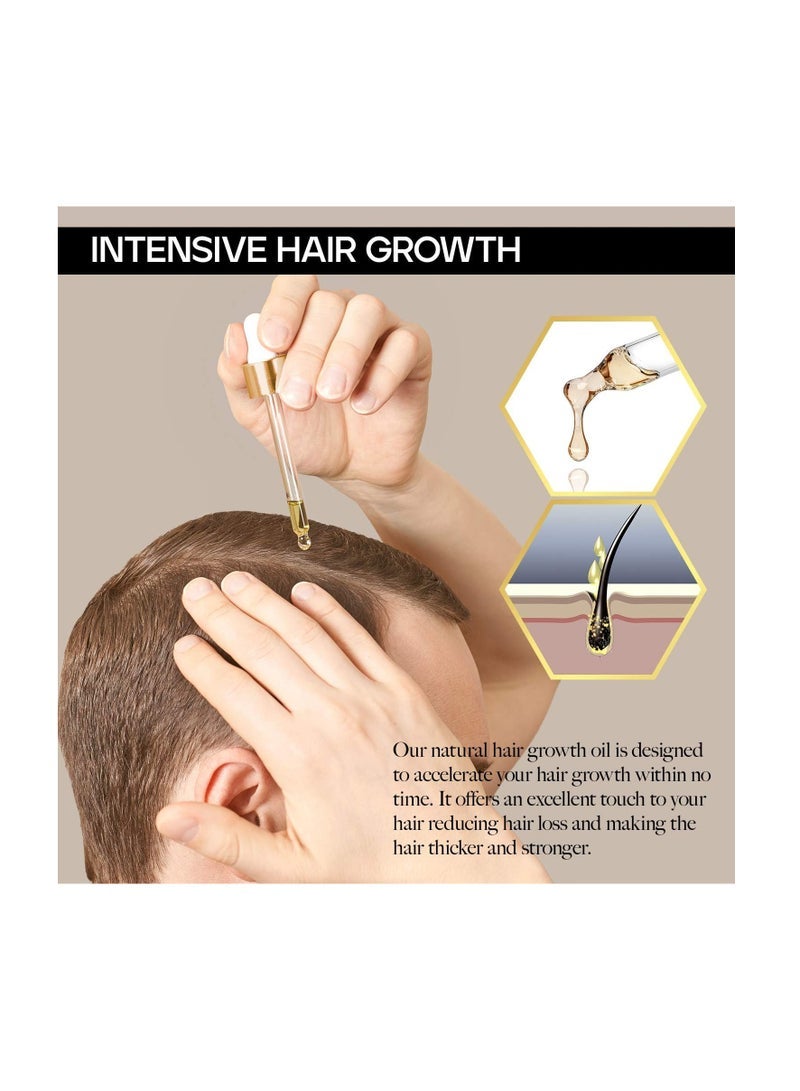 VigorWell hair Growth oil biotin caffeine castor 1.7oz 50ml - Image 2