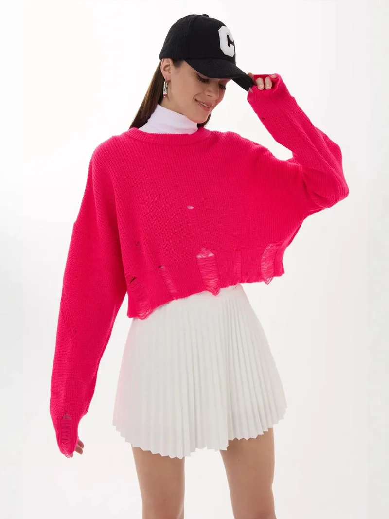 زوبعة كنزة فضفاضة