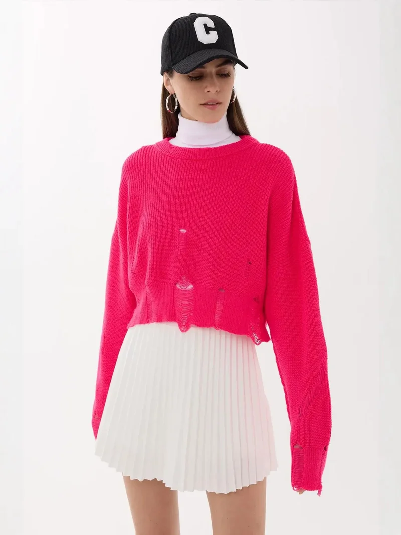 زوبعة كنزة فضفاضة