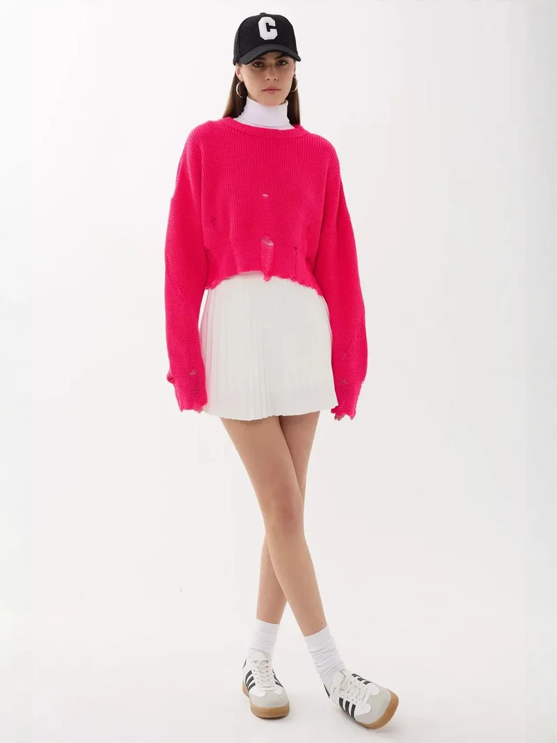 زوبعة كنزة فضفاضة